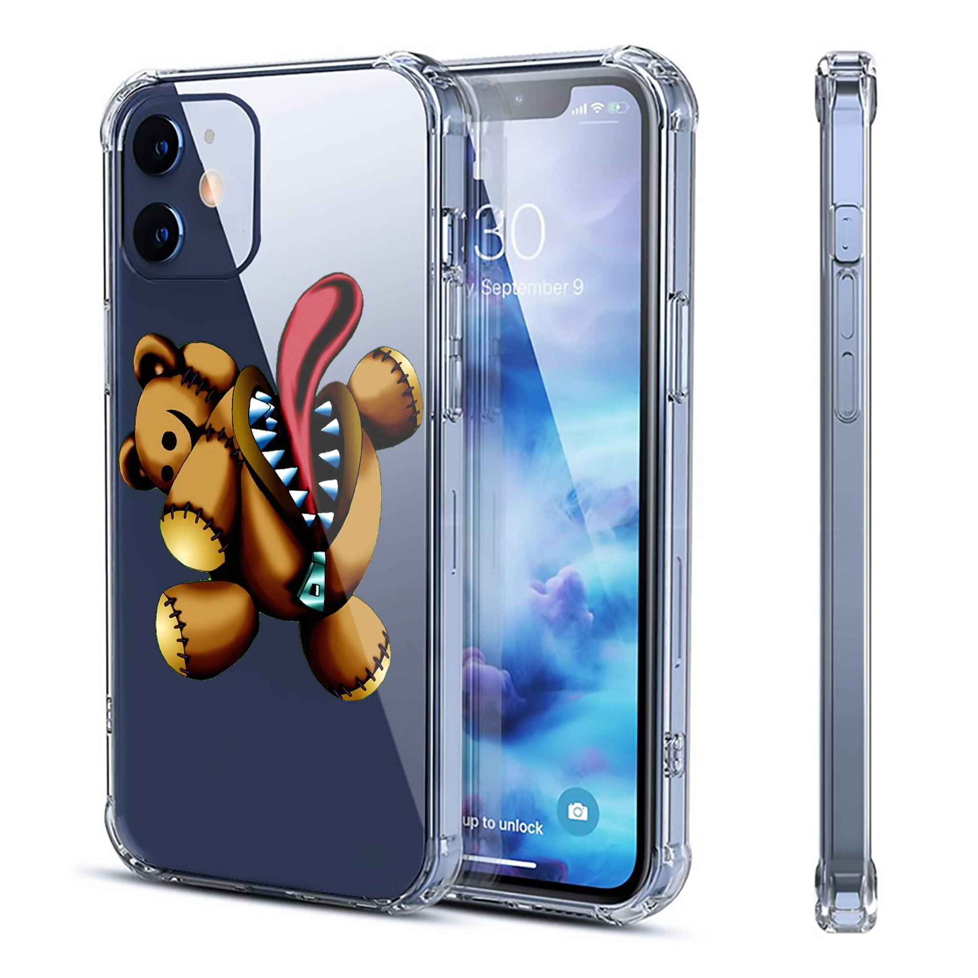 （画像用） 遊☆戯☆王 Yu-Gi-Oh! 【iPhone 12シリーズ対応】透明スマホケース（クリアソフトケース）